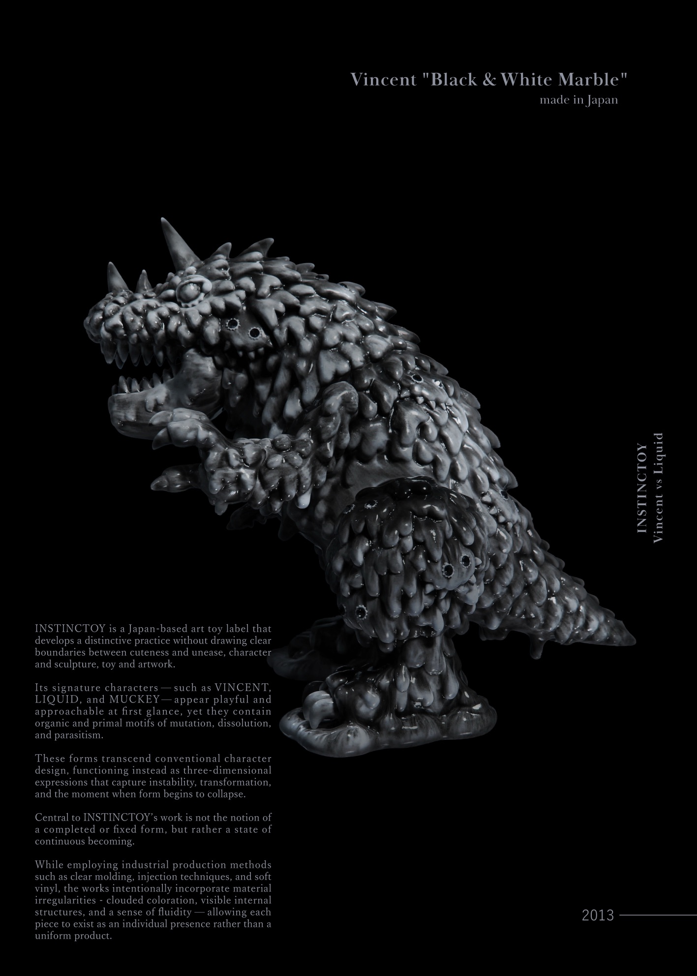 Vincent “Black & White Marble”- INSTINCTOY